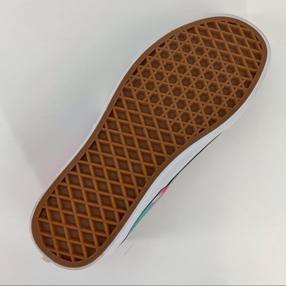 Vans Pink and Blue Tie Dye Authentic Tie-Up Low Profile Sneakers, 5 - Picture 8 of 16